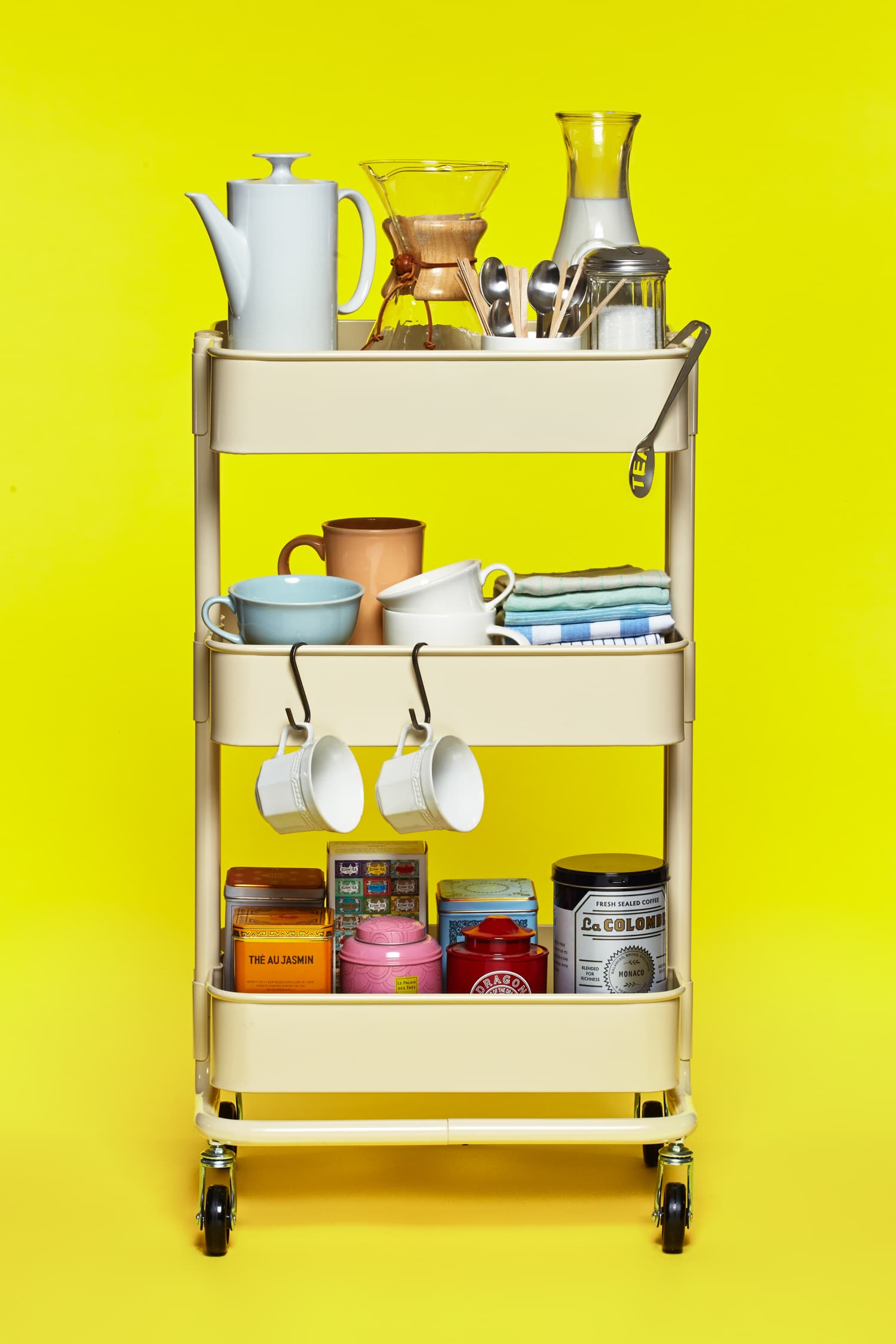 The IKEA RÅSKOG Cart as Coffee Station | Kitchn