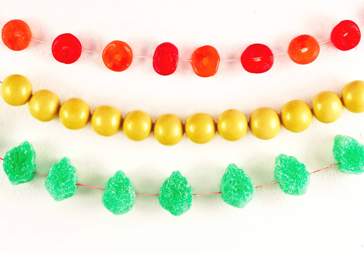 Beyond Popcorn String Candies for Your Christmas Tree Garland Kitchn