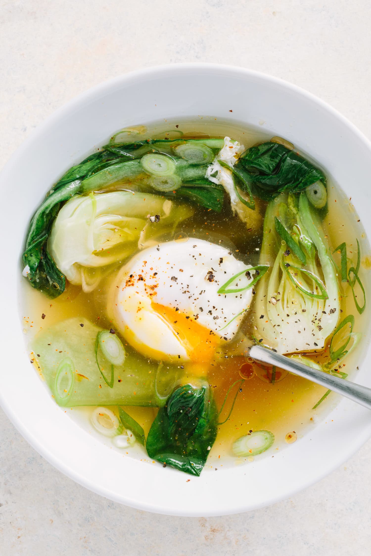 Recipe: Gingery Poached Egg Soup | Kitchn