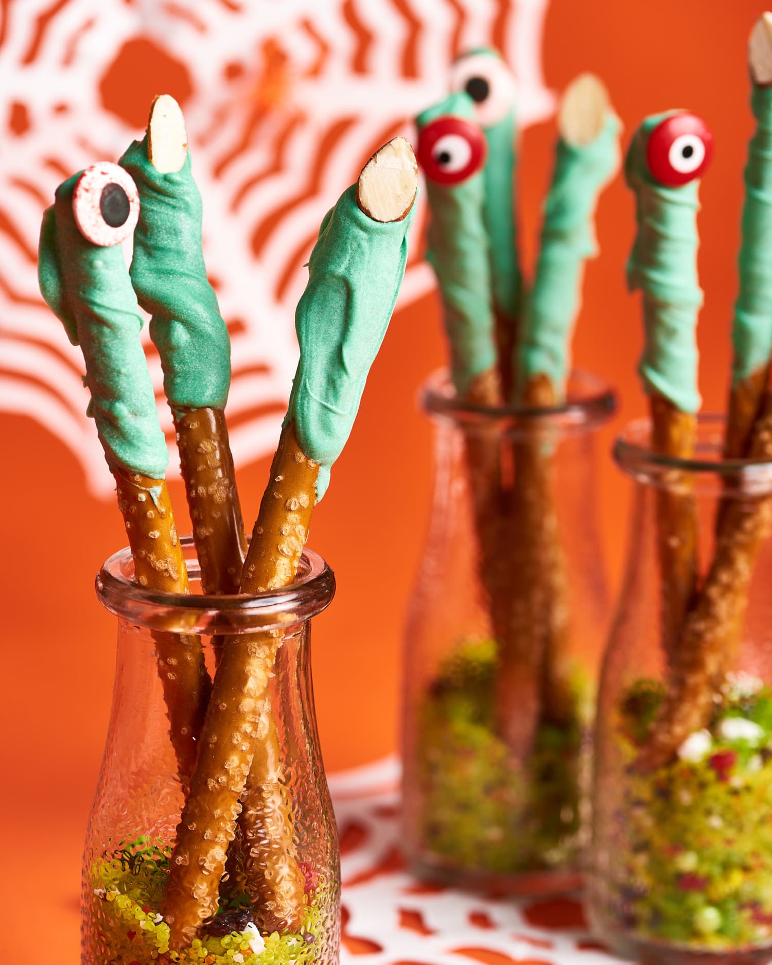 Halloween Pretzel Treat Frankenstein Fingers Kitchn