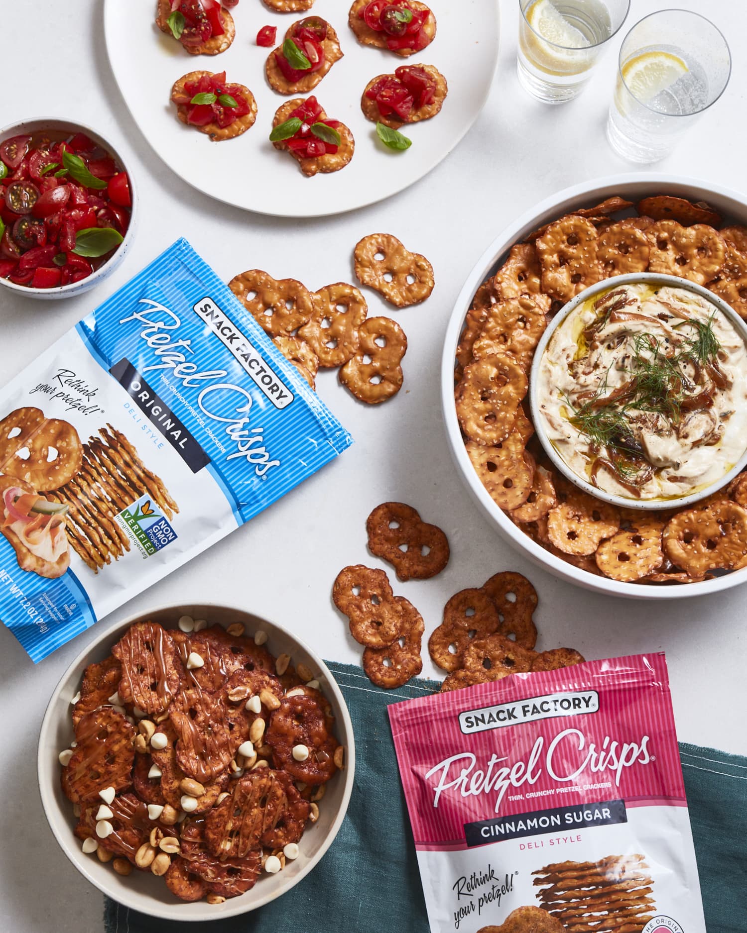 3 Easy Holiday Snack Ideas with Pretzel Crisps Kitchn