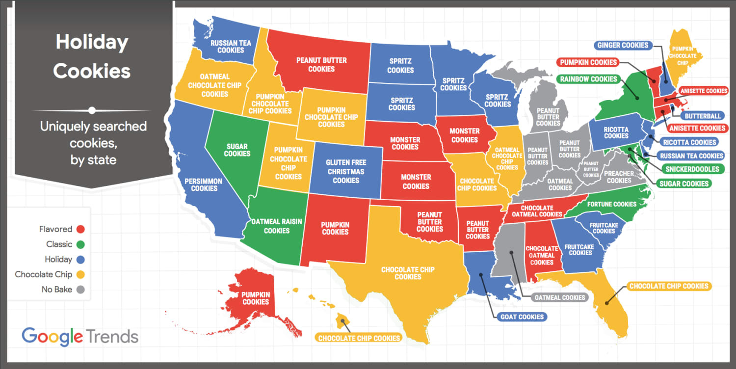 The Most Popular Holiday Cookies in Every State 2018 | Kitchn