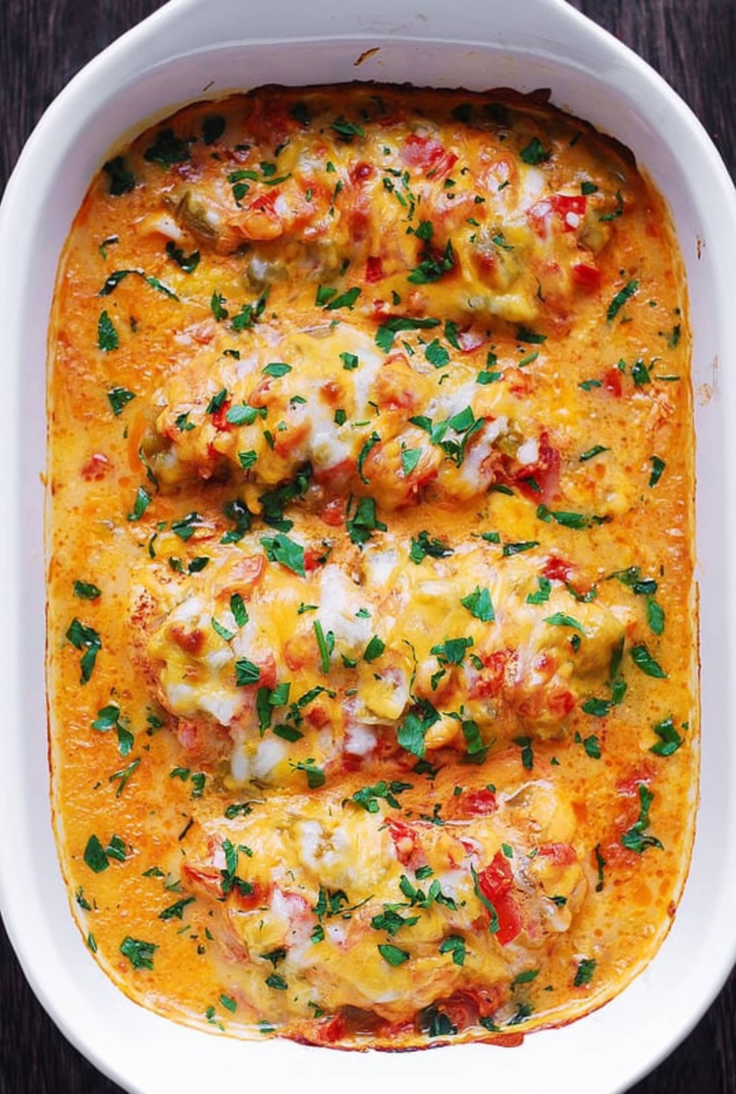 Queso Baked Chicken Recipe - Julia's Album | Kitchn