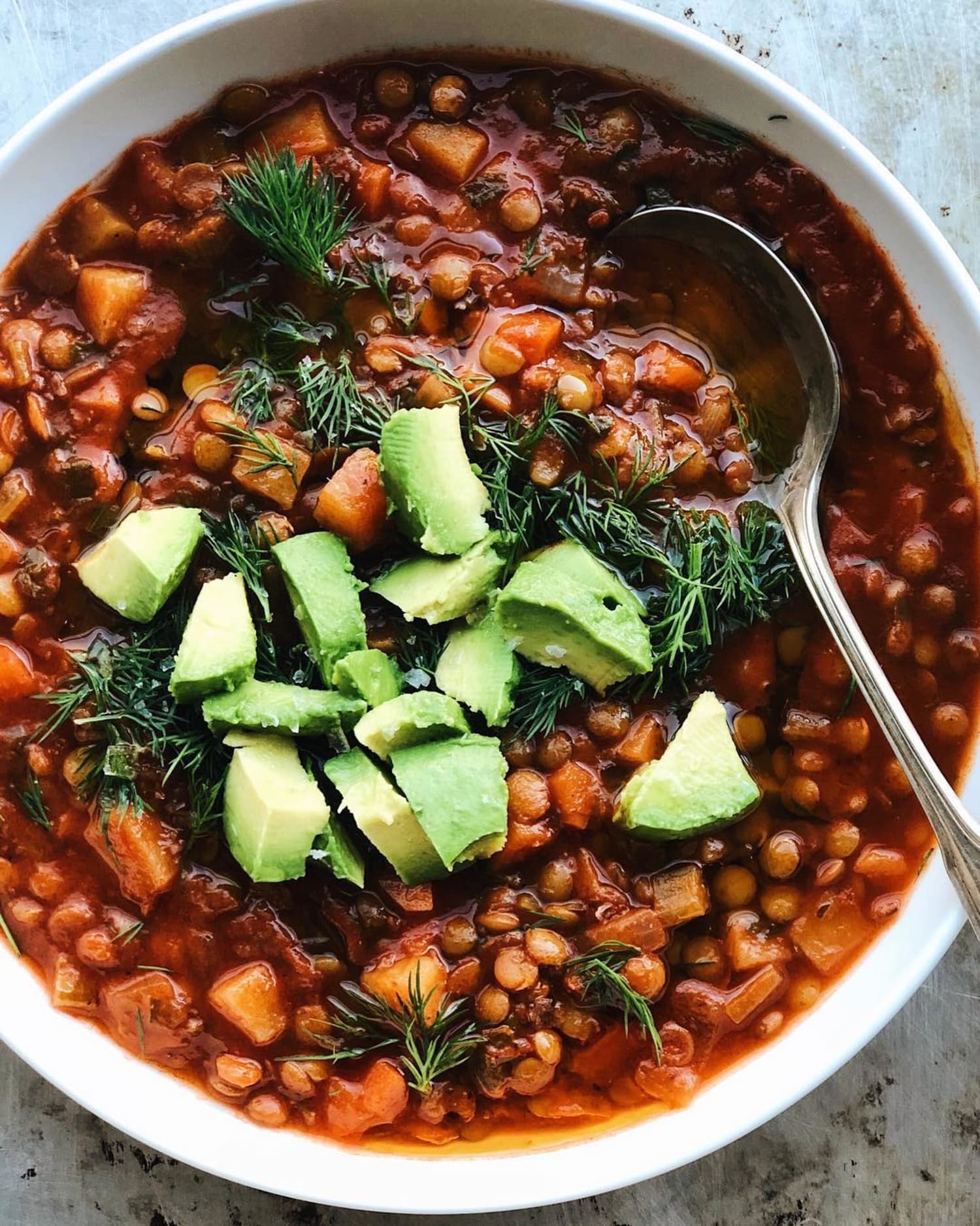 Tomato Lentil Soup Recipe - Flourist | Kitchn