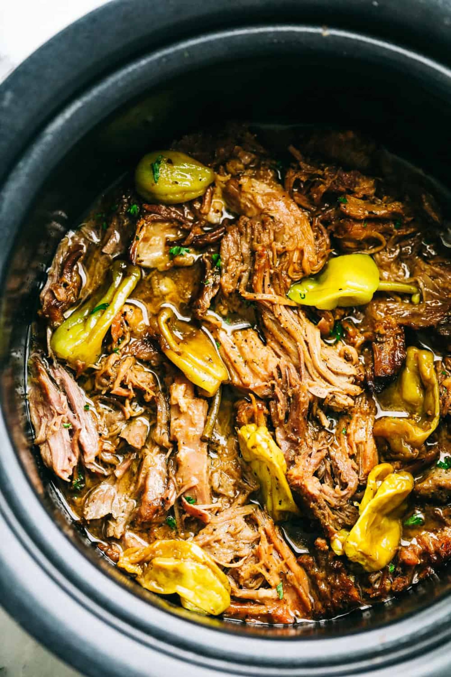 Slow Cooker Mississippi Pork Roast The Recipe Critic Kitchn