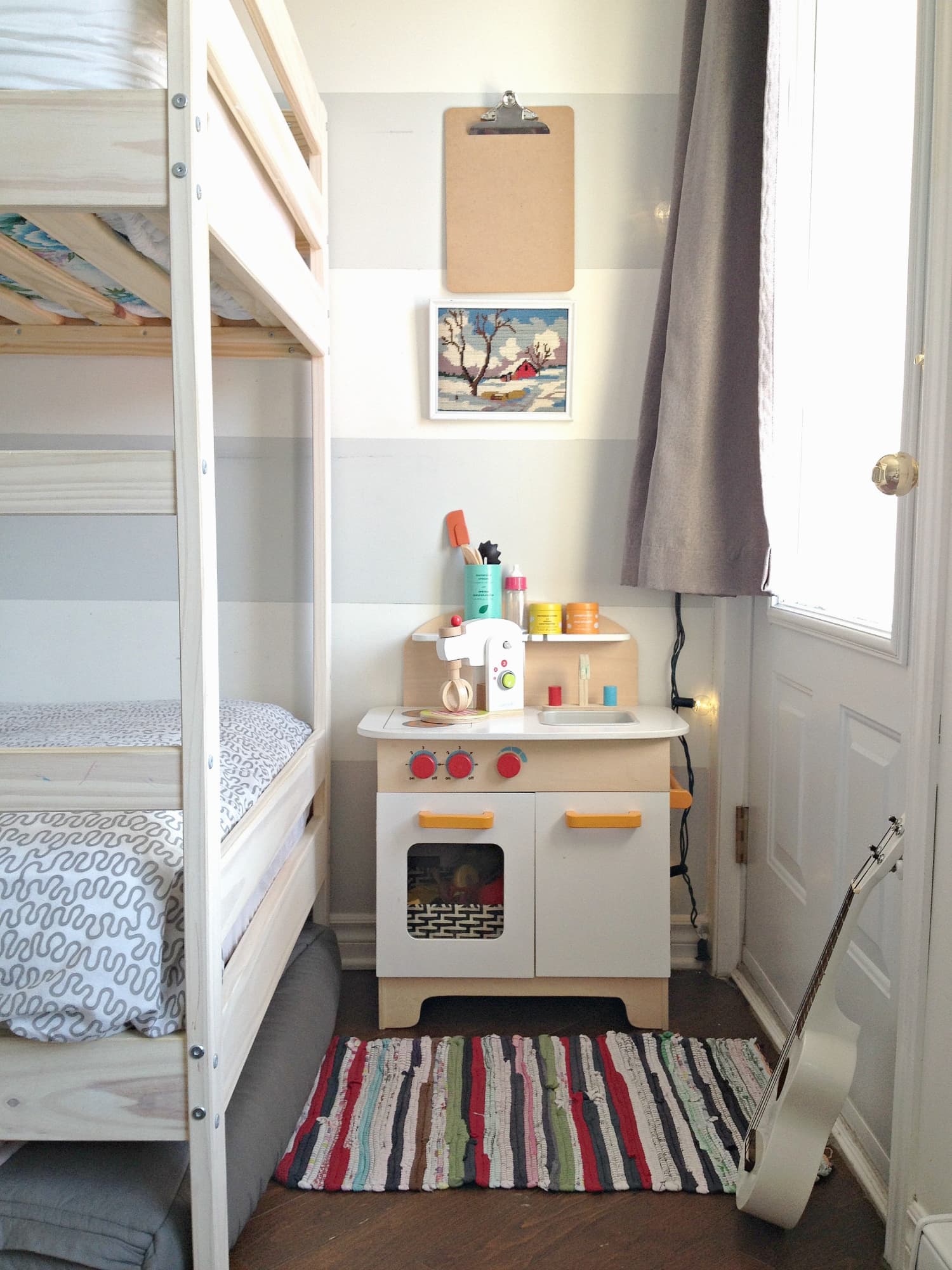 Three Kids Share One Masterfully Organized Montreal Bedroom Apartment