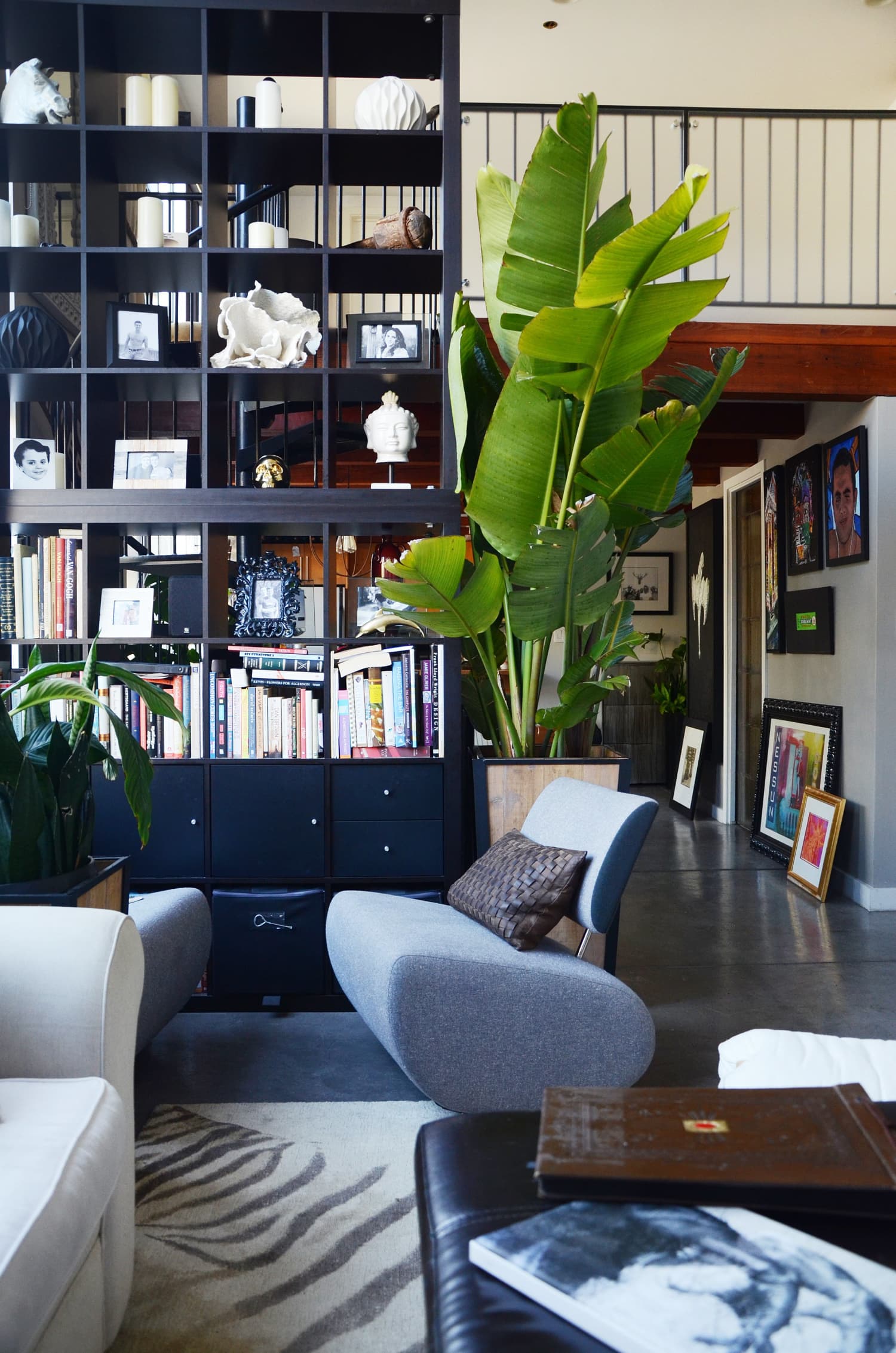 An IKEA Hack of Epic Heights A SkyHigh Stacked Bookcase from KALLAX Shelves Apartment Therapy