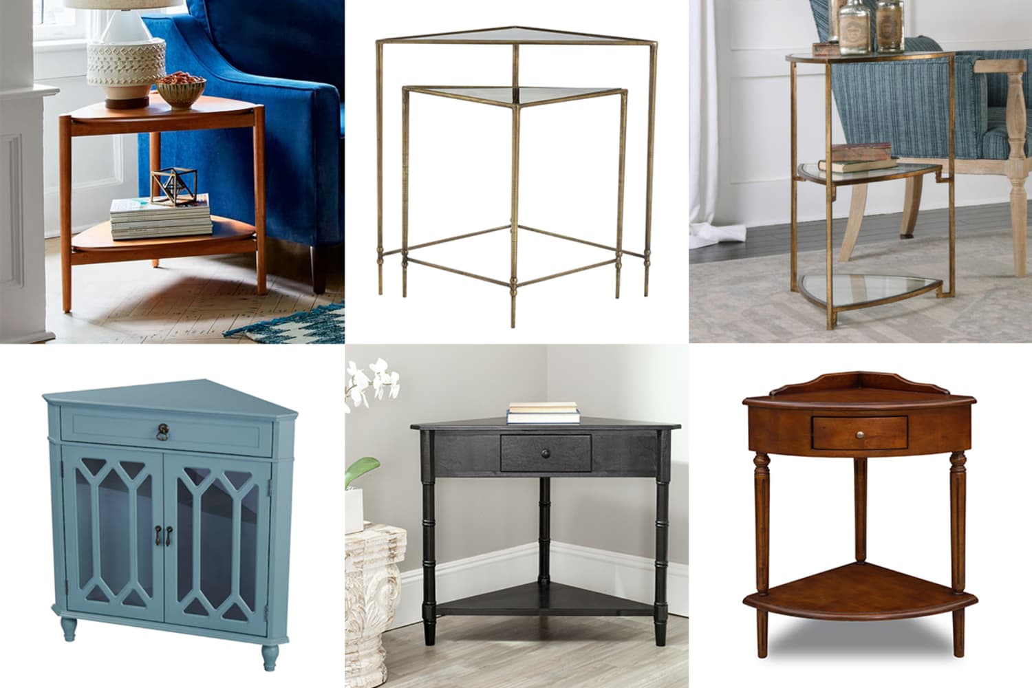 Small Space Solutions 12 of the Best Corner Tables Apartment Therapy