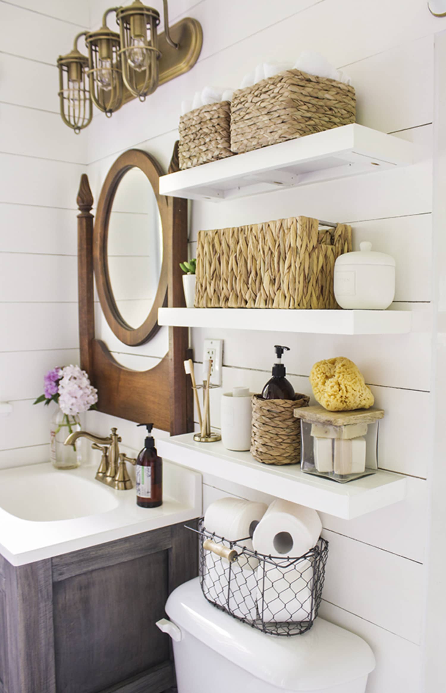 Toilet Paper Storage  Ideas for a Small  Bathroom  