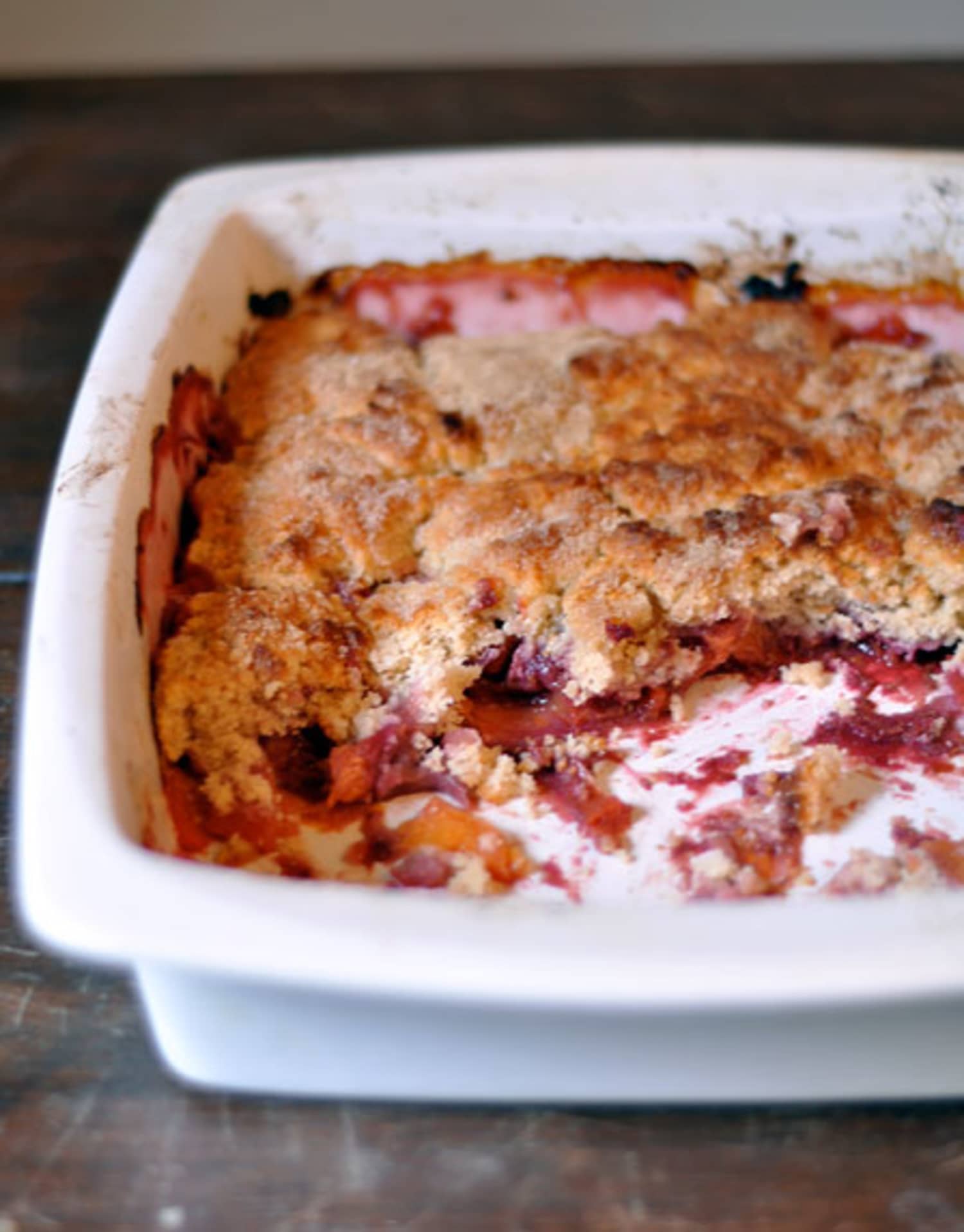 The Definitive Cobbler Nectarine Cobbler from Bon Appétit Kitchn
