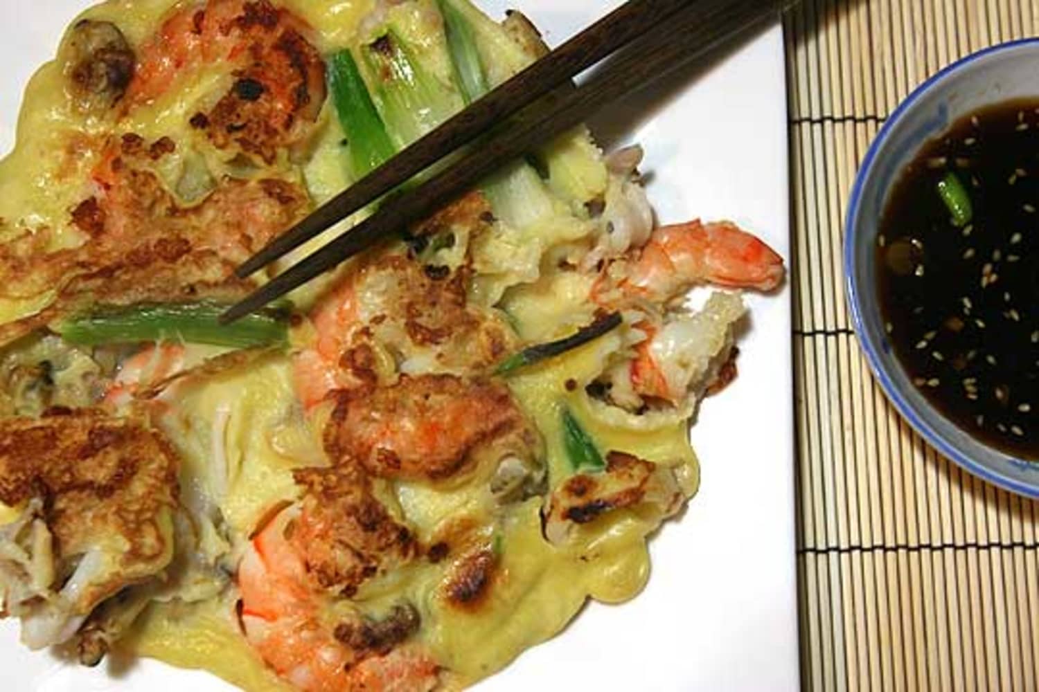 Recipe: Korean Seafood Pancake (Haemul Pajeon) | Kitchn