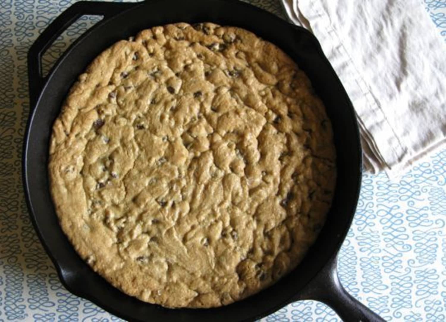 Huge Chocolate Chip Cookie Baked in a CastIron Skillet Recipe Review