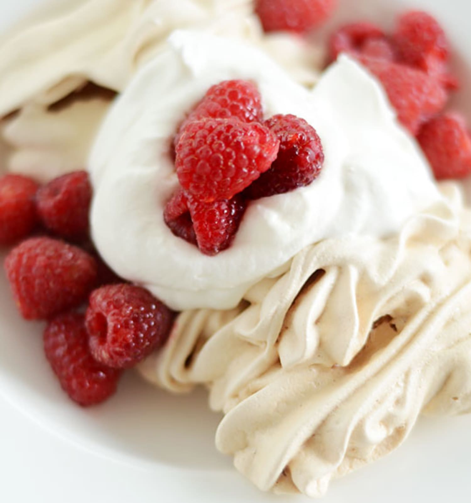 Easy Dessert Recipe Crisp Meringues with Whipped Cream Kitchn