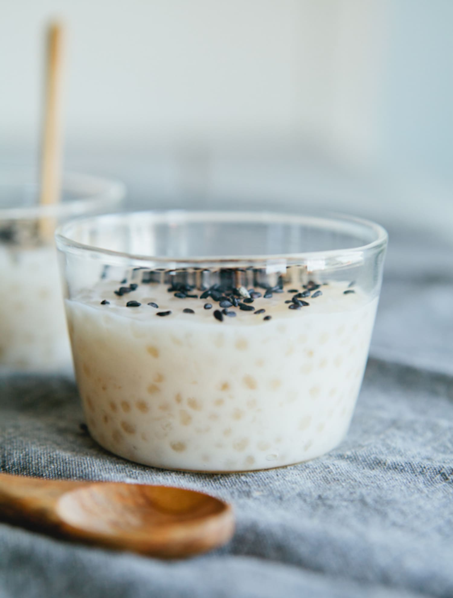 Vegan Dessert Recipe Coconut Tapioca Pudding With Smoked Sesame Seeds Kitchn