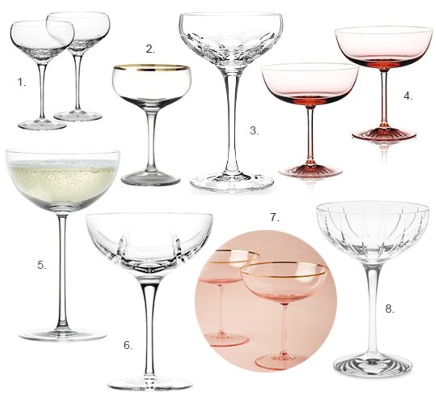 8 Elegant Champagne Coupe Glasses Kitchn