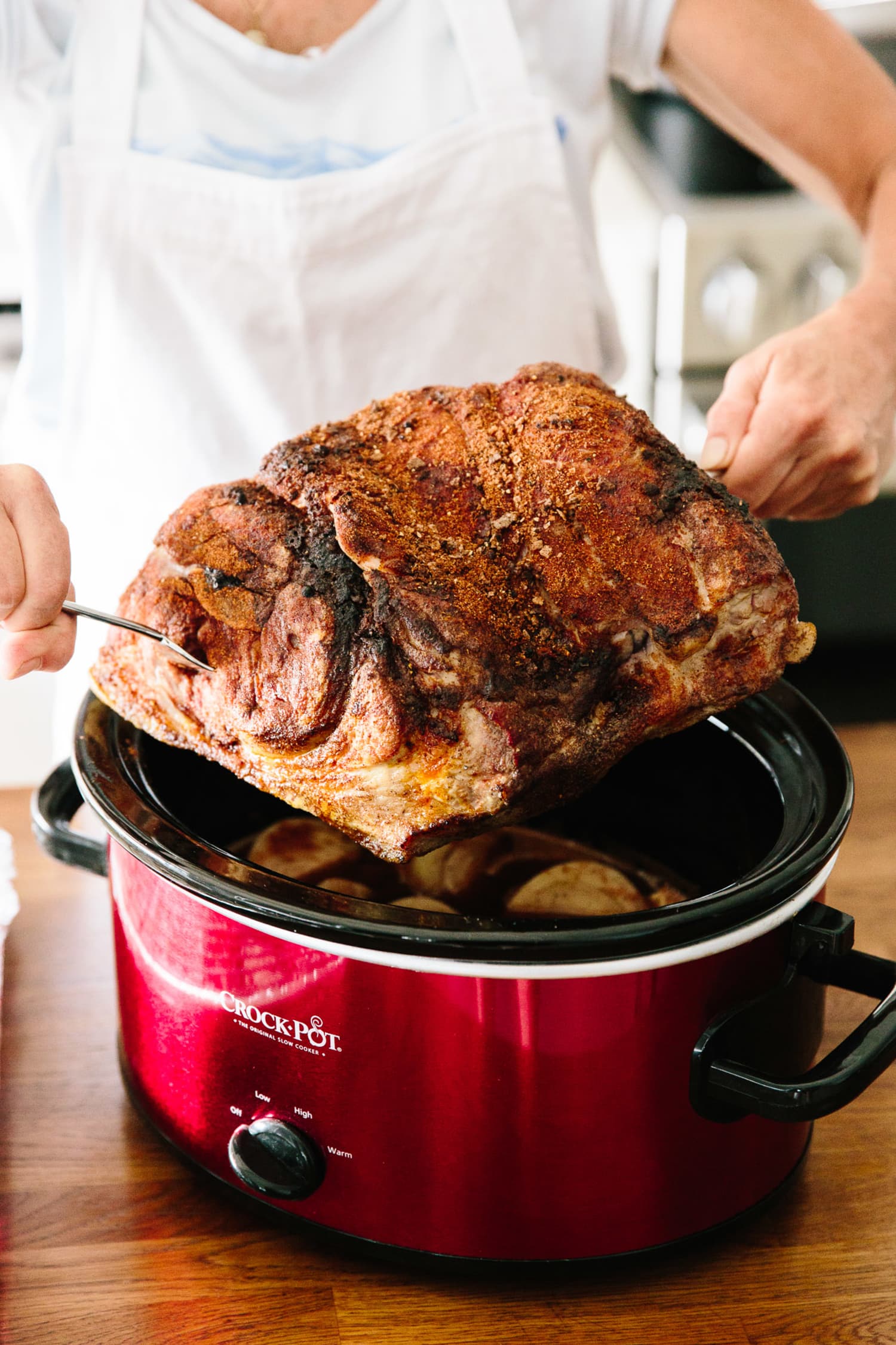 How To Make The Best Pulled Pork In The Slow Cooker Kitchn