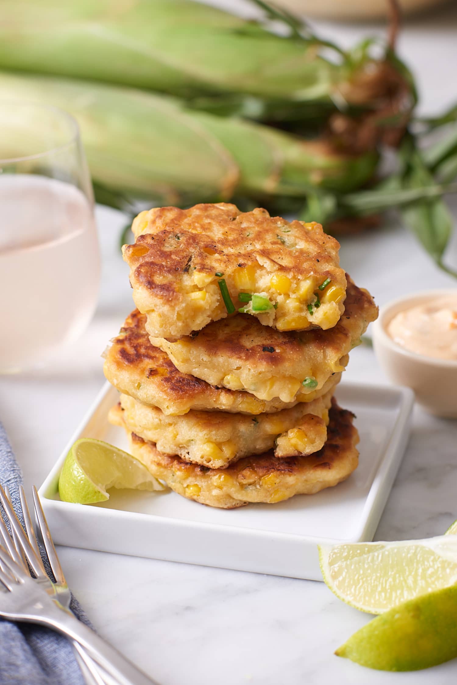 How To Make Crispy Corn Fritters Kitchn