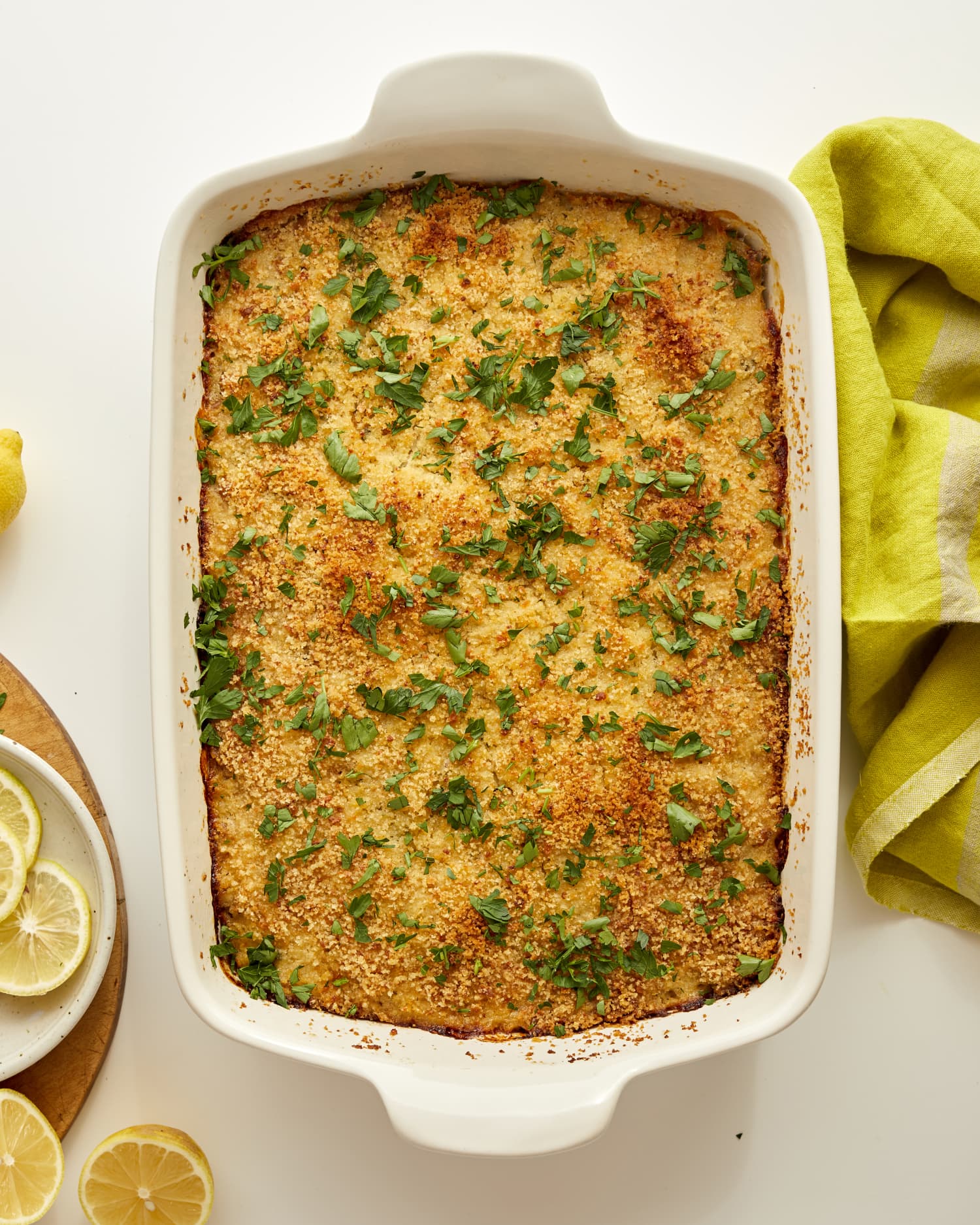 Chickpea Casserole with Lemon, Herbs and Shallots Kitchn