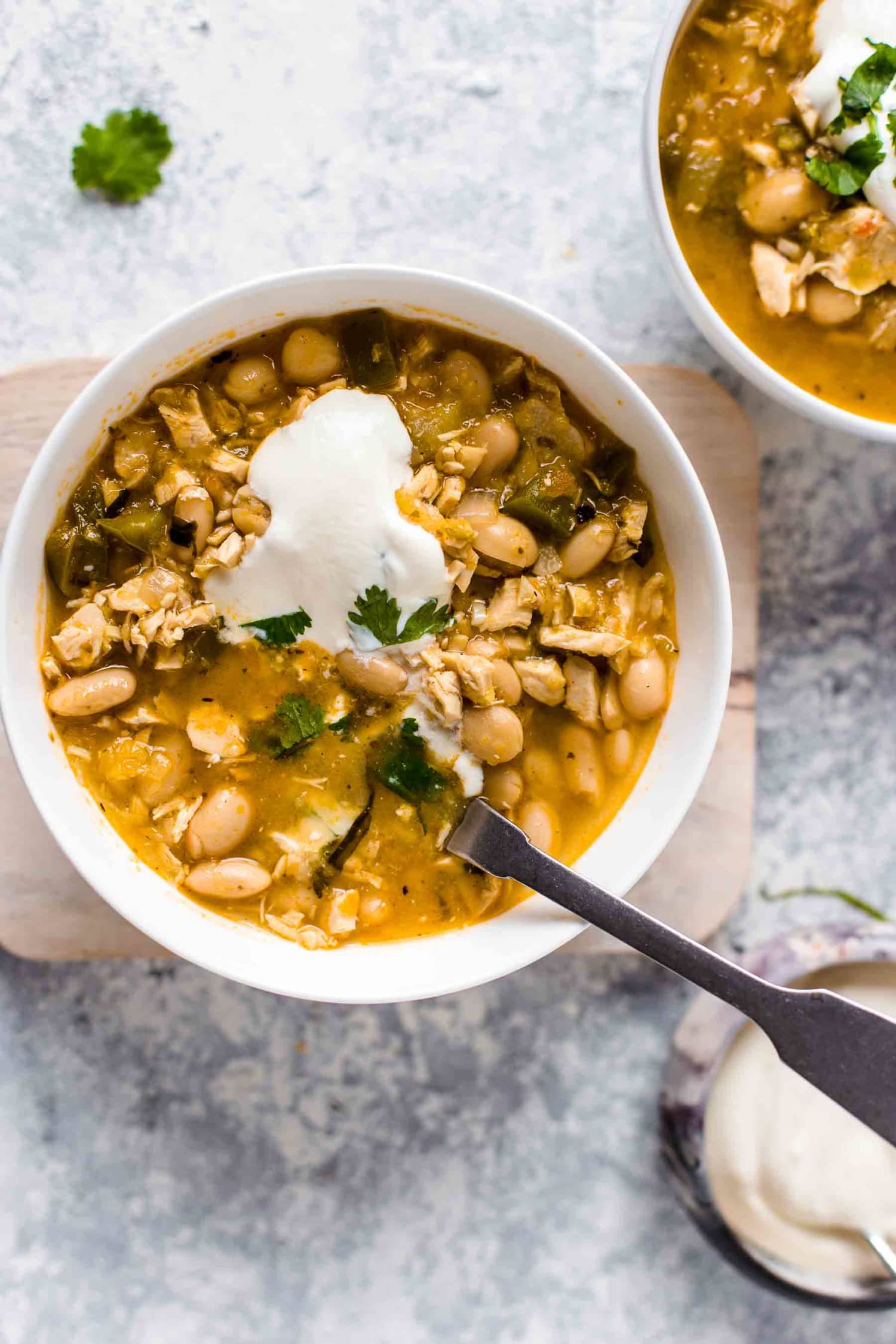 Spicy White Bean Chicken Chili from The Cookie Rookie | Kitchn