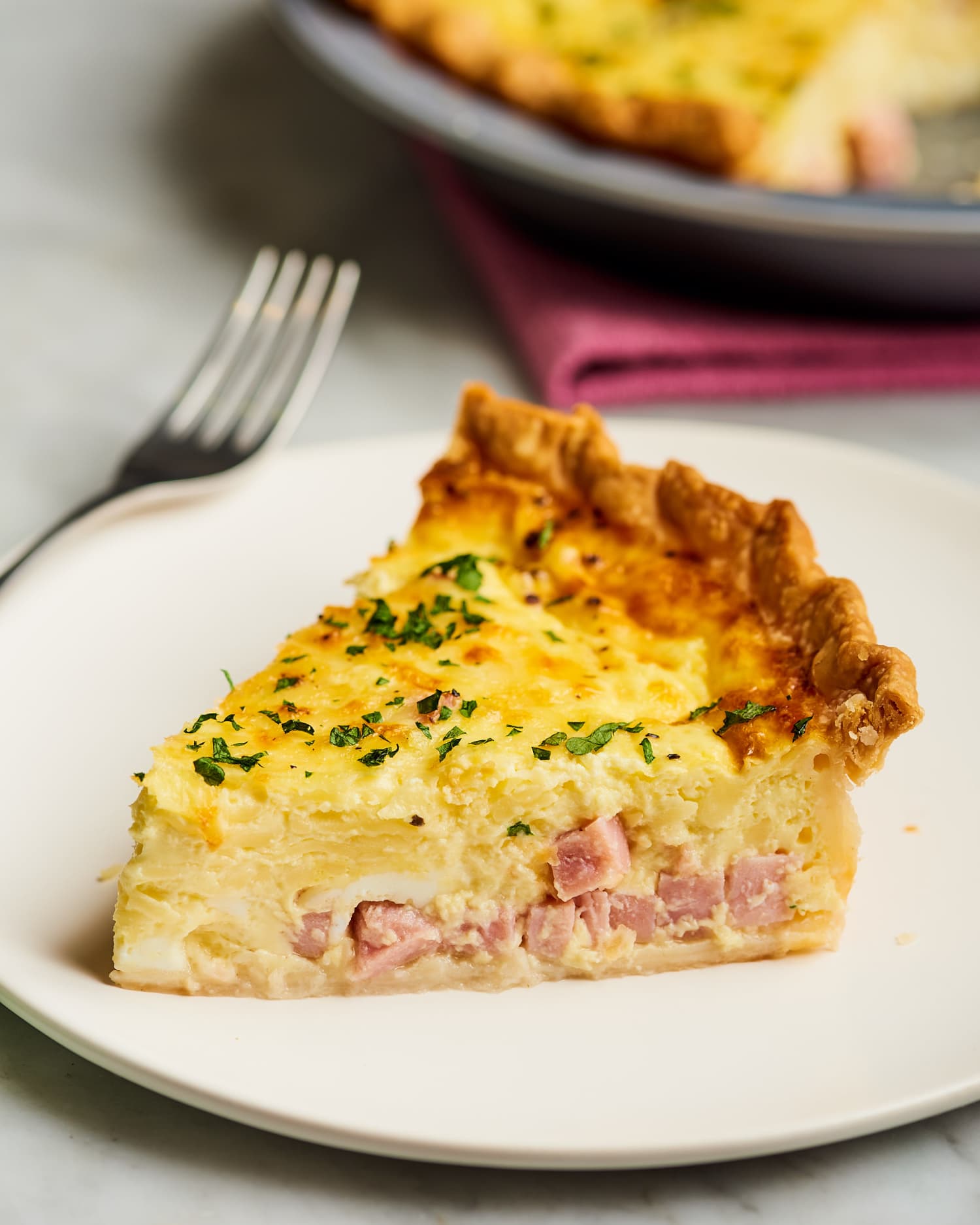 Ham and Cheese Quiche Recipe | Kitchn