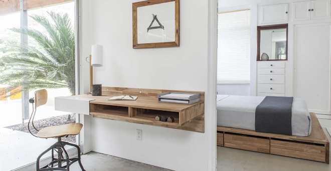 These Space-Saving Wall Mounted Desks are Just What Your WFH Setup is Missing