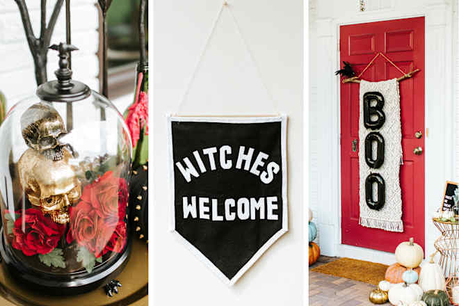 14 Halloween Decorating Ideas for Your Front Door