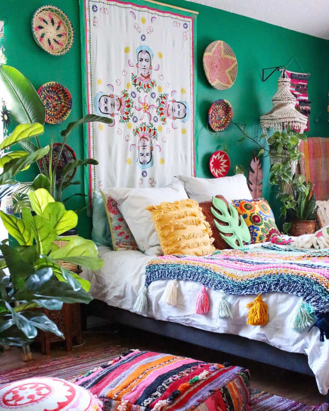 Bring Your Bedroom Down to Earth With These Boho Ideas