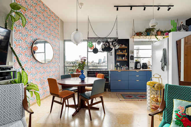 This Rental Apartment's Remodel Is Extremely Eclectic and Cool