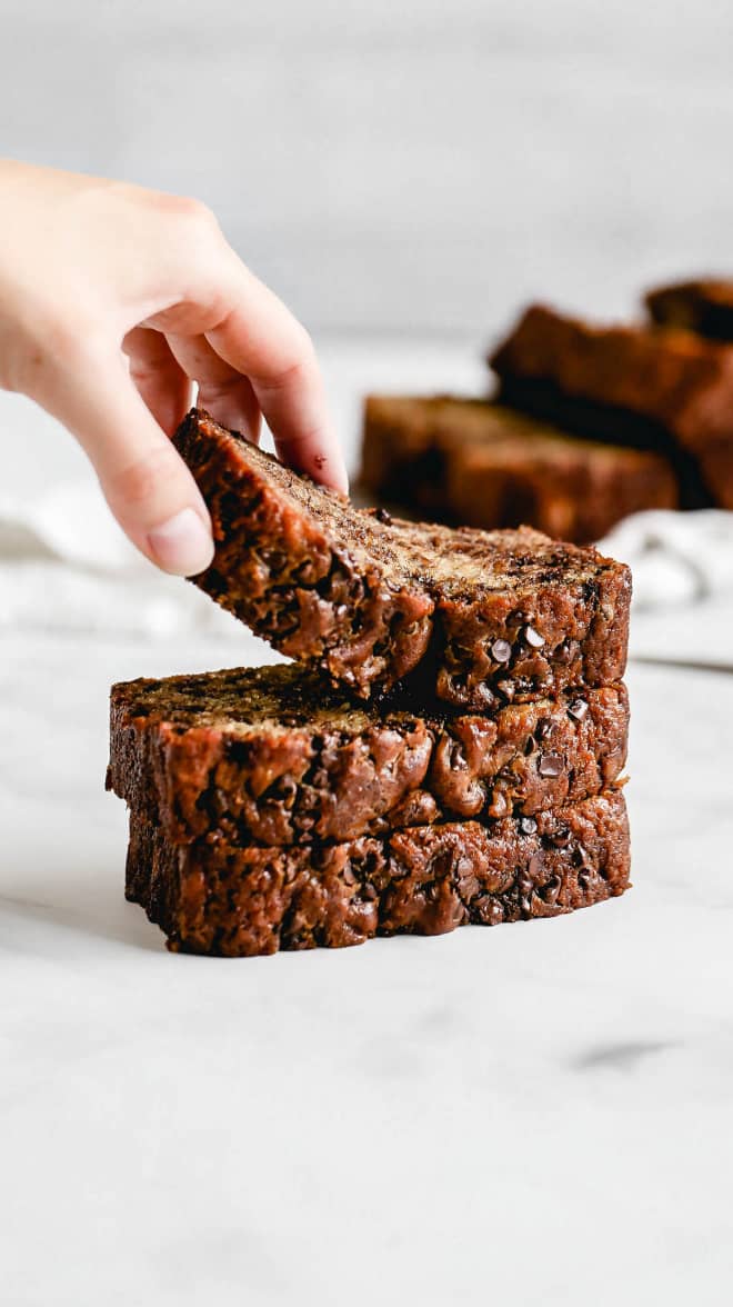 Here’s the Secret to Ultra-Moist Chocolate Chip Banana Bread