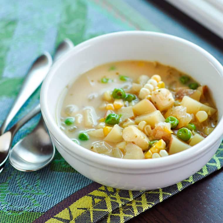 Andean Potato & Cheese Soup