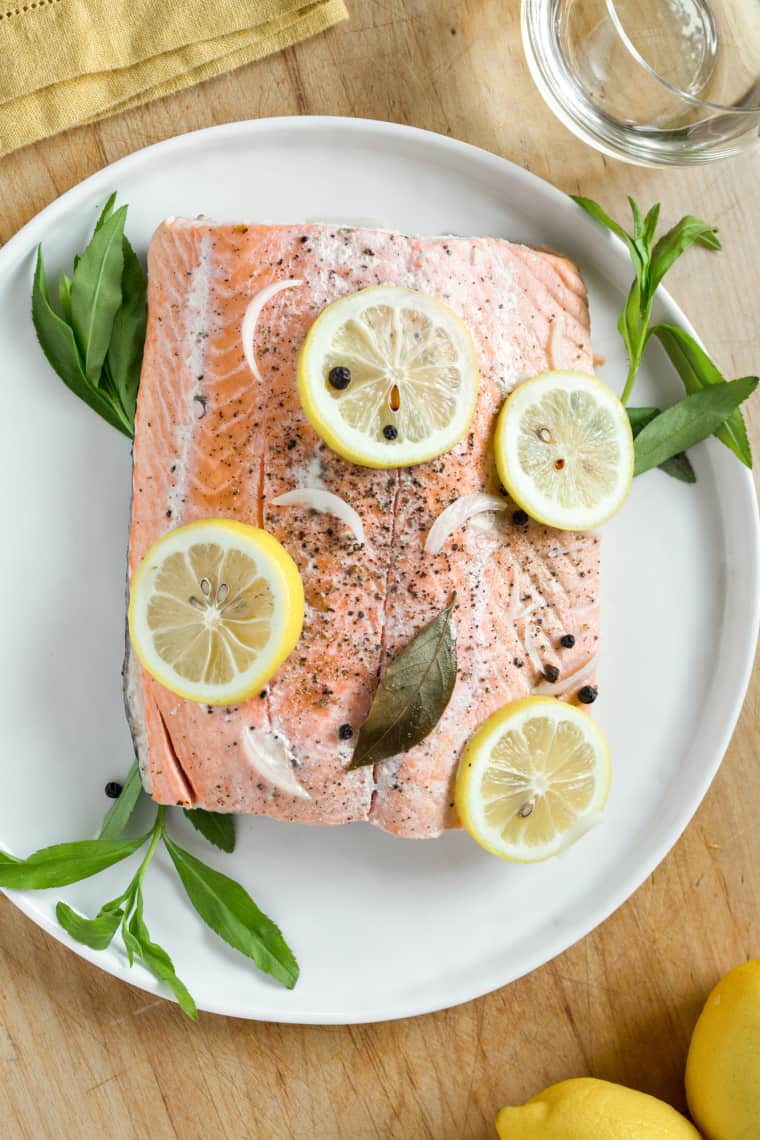 Slow Cooker Poached Salmon