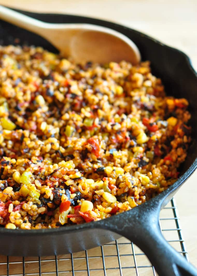 Cheesy Tex-Mex Rice | 25 Christmas Potluck Recipes for Your Office Party
