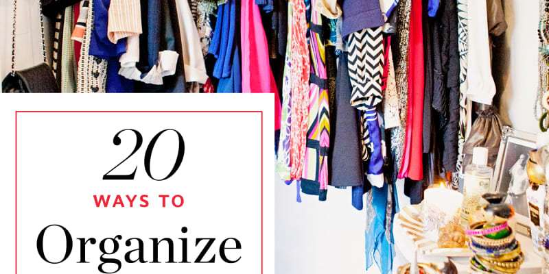 20 Ideas For Organizing Your Bedroom Closet Apartment Therapy