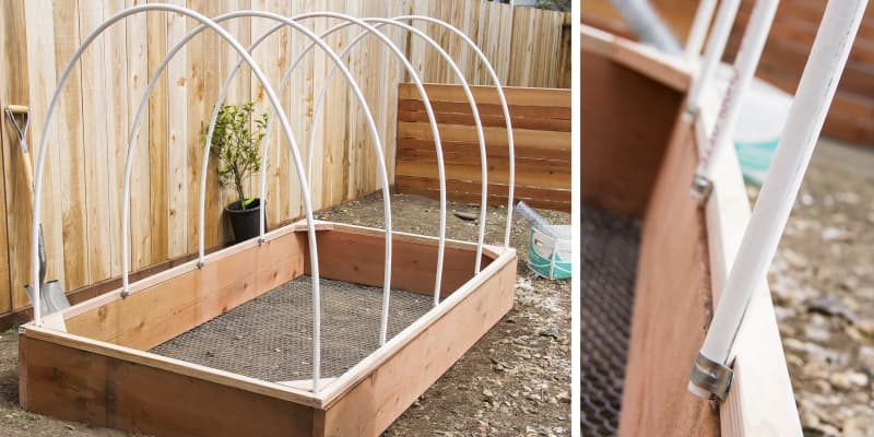 Diy Covered Greenhouse Garden A Removable Cover Solution To