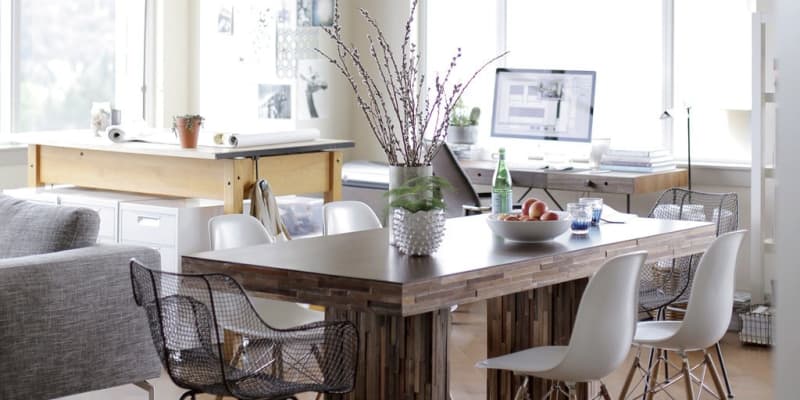 House Tour A Bright Vintage Modern Loft Apartment Therapy