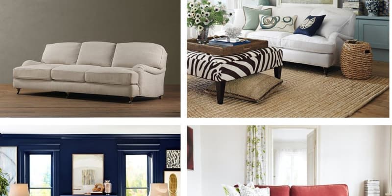 Comfy Chic Best English Roll Arm Sofas Apartment Therapy