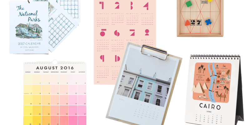 Your Workspace Needs A Pretty Calendar Like These So You Stop