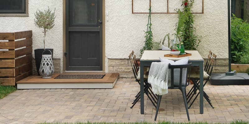 Diy Tips The Best Way To Lay A Brick Paver Patio Apartment Therapy