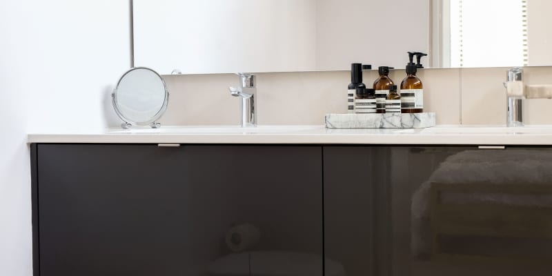 Frameless Bathroom Mirror Ideas - Easy Budget Upgrades | Apartment Therapy