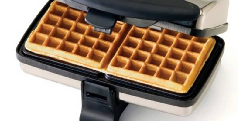 waring pro waffle maker not heating up