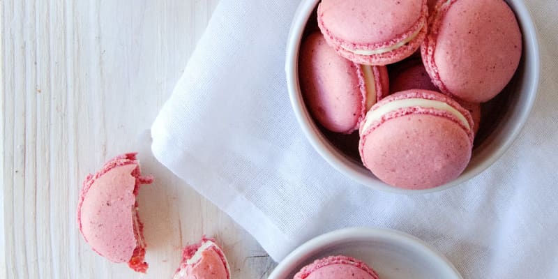Recipe Raspberry Coconut French Macarons Kitchn