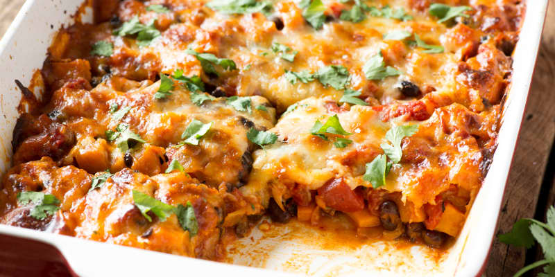 Smoky Sweet Potato Black Bean Casserole Kitchn
