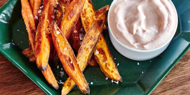How To Make Crispy Baked Sweet Potato Fries Kitchn