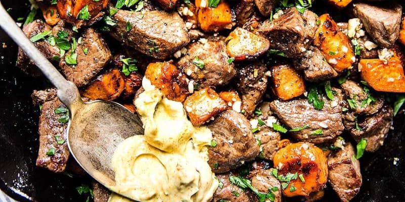 Steak Bites With Sweet Potatoes The Modern Proper Kitchn