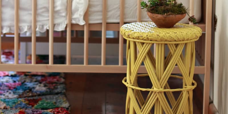 Natural wood crib sales ikea