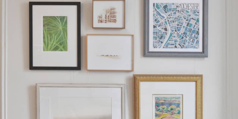 Painting top picture frames