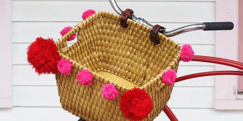 Homemade bike basket online