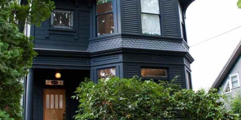 Blue Victorian House