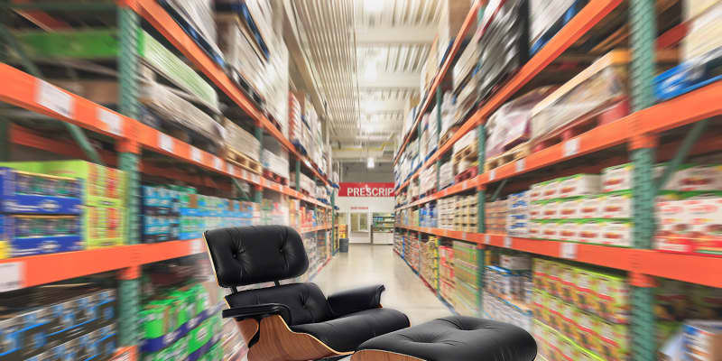 Costco eames lounge on sale chair