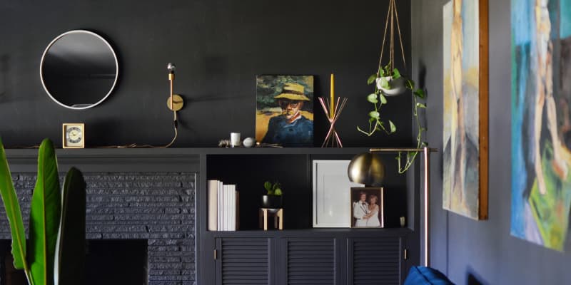 Matte black deals home accessories